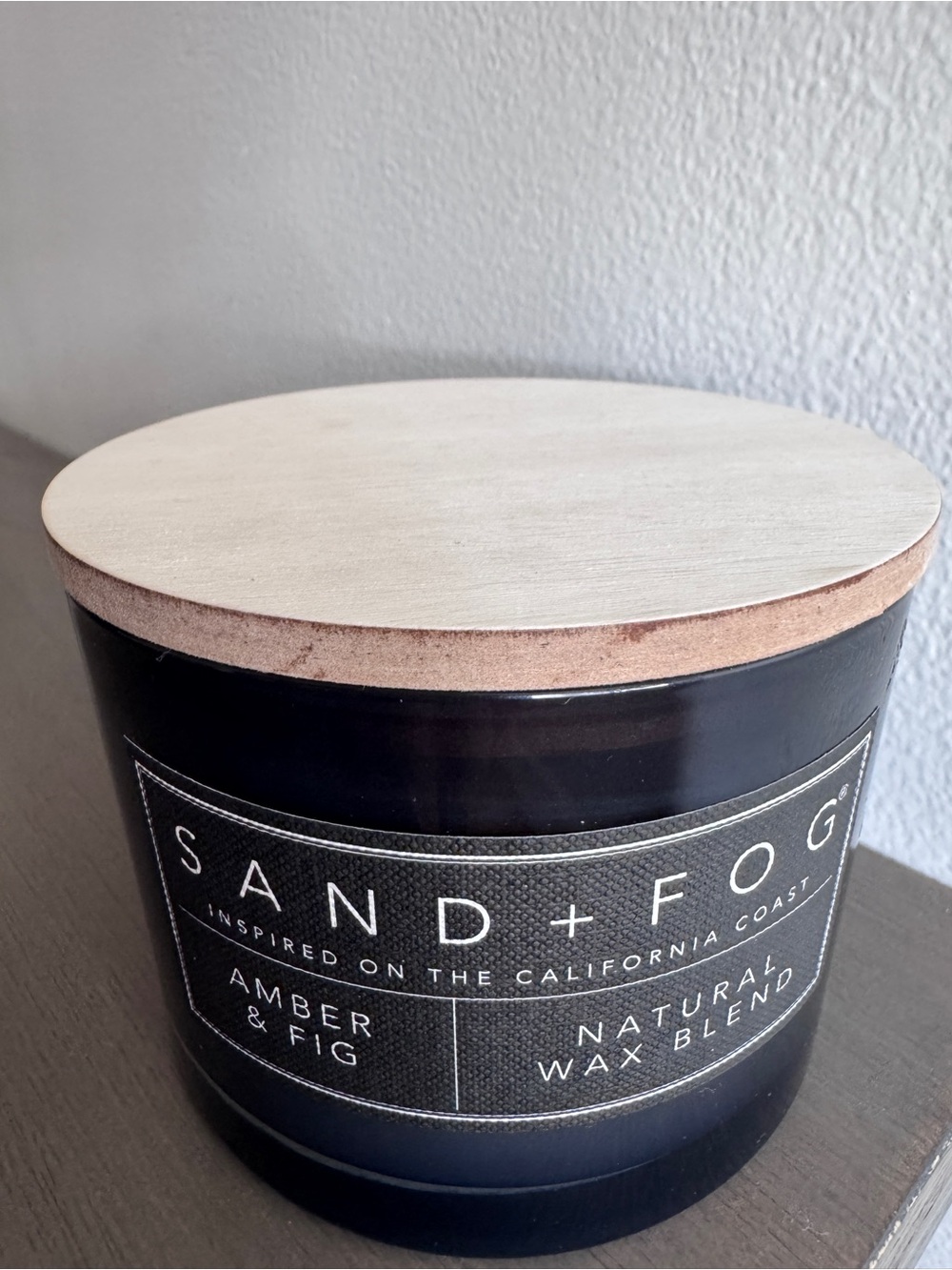 Sand + Fog Amber & Fig 12 oz Candle